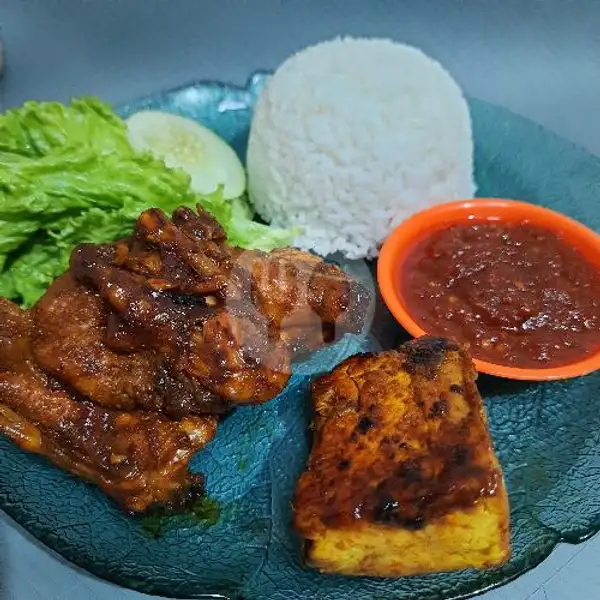Paket Ayam Bakar Tahu | Nasi Ayam Gule Sapi, Cireng Isi, Buahbatu, Vitastore46