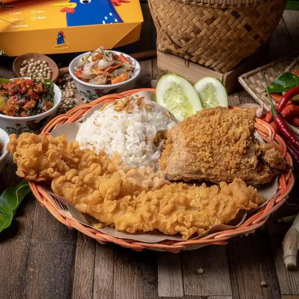 Paket Puas Ikan Ayam Krispi | Ikan Ayam Geprek Kanayam, Depok