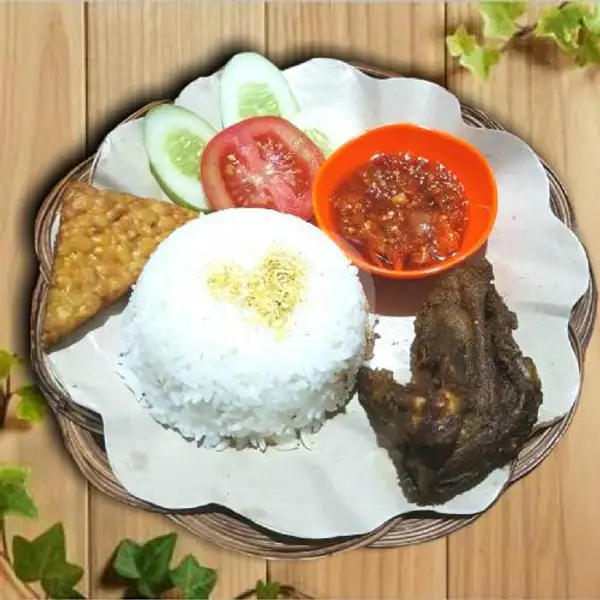 Paket Hemat Bebek Goreng Sambel Terasi (gratis Nasi, Pilihtahu / Tempe) | Mak Ros Bebek & Ayam (Goreng/Panggang), Senen