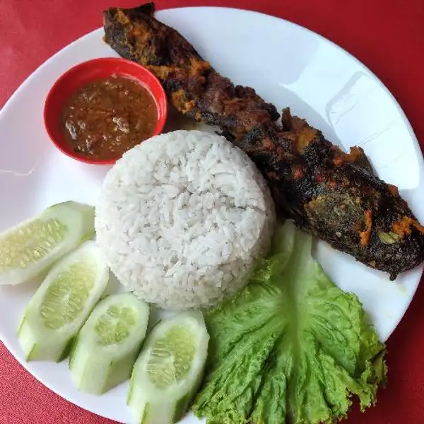 Paket Nasi + Lele Bakar + Sambel + Lalap | Anggi Ayam Kremes Penyet Bakar, Sawangan