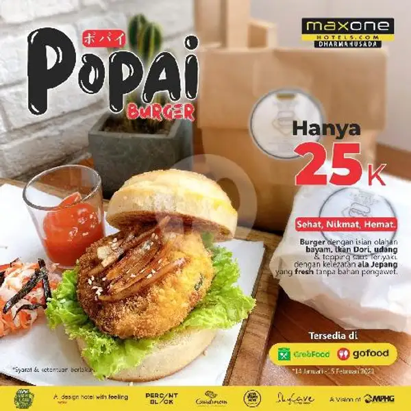 Popai Healthy Burger | Maxone Dharmahusada Hotel, Dharmahusada