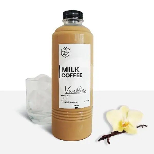 Milk Coffee Vanilla 500 ml | Mikir Kopi  , P Suryanata