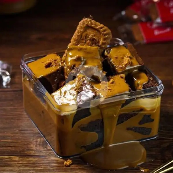 Brownies Box Melting Lotus | Dessert Cake By Ellin, Kalidoni