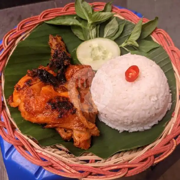 Paket 1 Nasi Ayam Kampung Besar Bakar | Ikan Bakar Marjenggo
