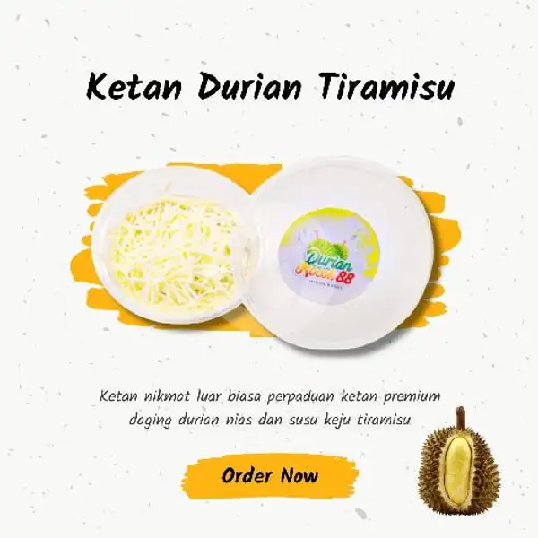 Ketan Durian Tiramisu (L) | Ayam Penyet Mas Eko