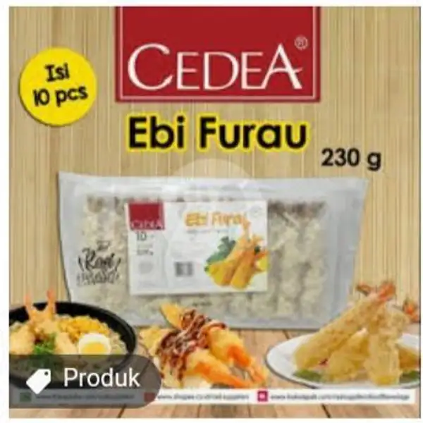 CEDEA EBI FURAI ISI10/230GR | Pelangi Frozen Foods, P. Komaruddin