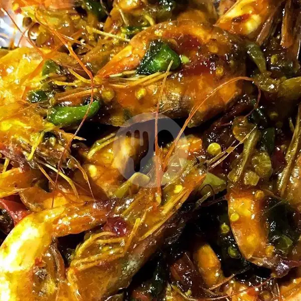 udang saus tiram | Waroeng Seafood Mindut, Asatanajapura