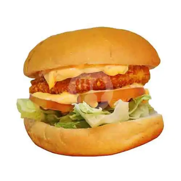 Dynamite Chicken Burger | Boom Burger, Mulyorejo