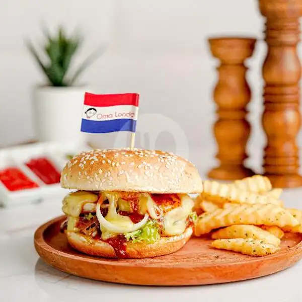 Happy Patty Cheese Burger (double Patty) | Oma Londo, Thamrin