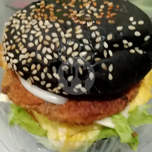 Black Burger Beef Sedang | Black Burger Dan Kebab Al Rayyan, Bulak