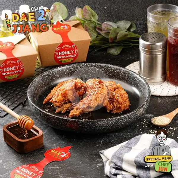 Honey Pocha Wings | Pochajjang Korean BBQ, Palembang Pemuda