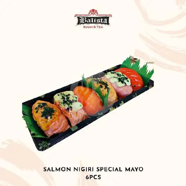 Salmon Nigiri Special Mayo 6pcs | Balista Sushi & Tea, Babakan Jeruk