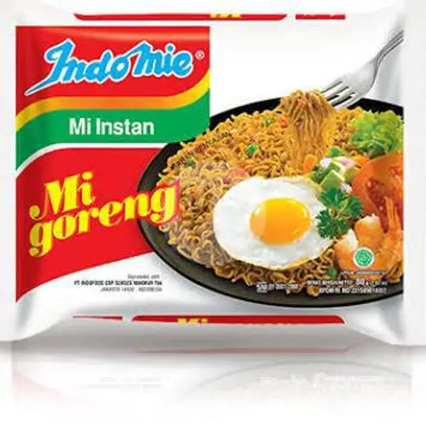 Indomie goreng+nasi putih | Warung Pak Muhaji