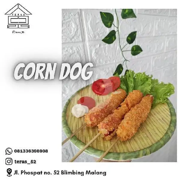 Corn Dog | Es Kopi & Jus Teras 52 Blimbing