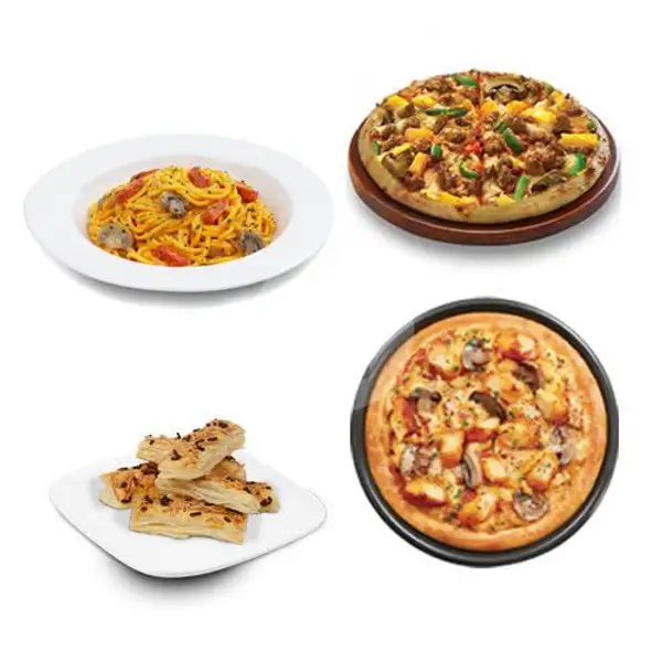 Paket Triple Meriah | Pizza Hut, Manyar Kertoarjo