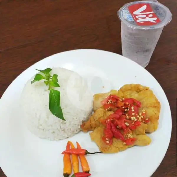 Nasi + Ayam Geprek Crispy Tanpa Tulang Hot | AYAM GEPREK TANPA TULANG HOT, Serpong Utara