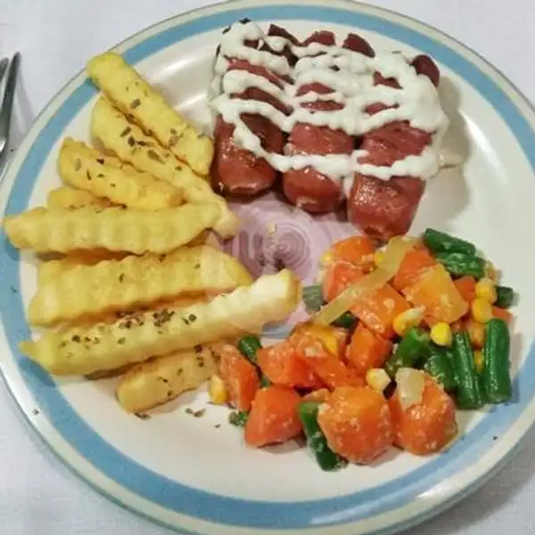 Paket Hemat Breakfast Sosis And French | Ababe Steak, Pondok Labu