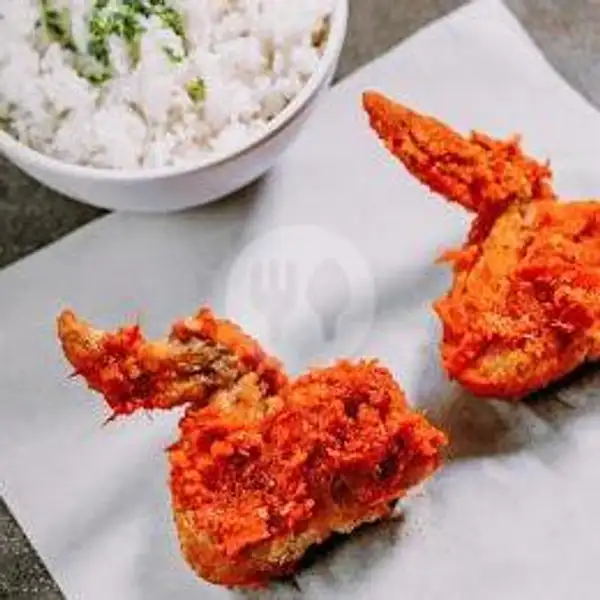 4 Chicken Wings Rice | Wings by Boss Man, Menteng