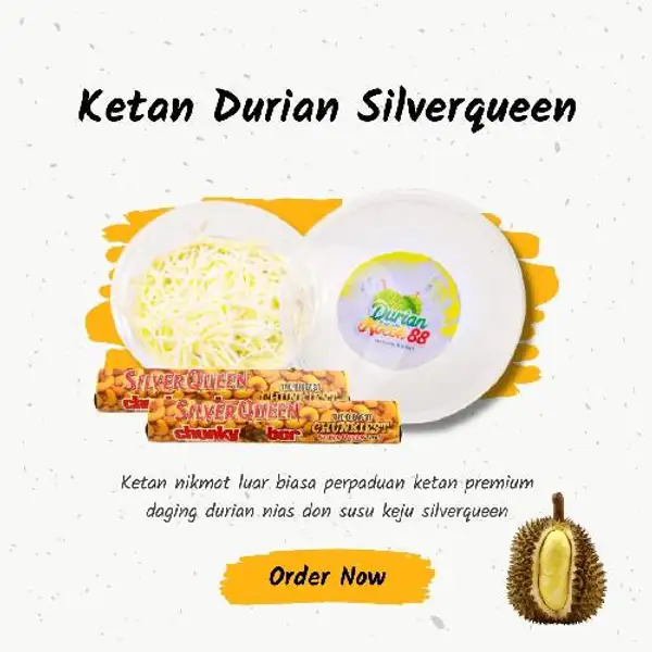Ketan Durian Silverqueen (L) | Ayam Penyet Mas Eko