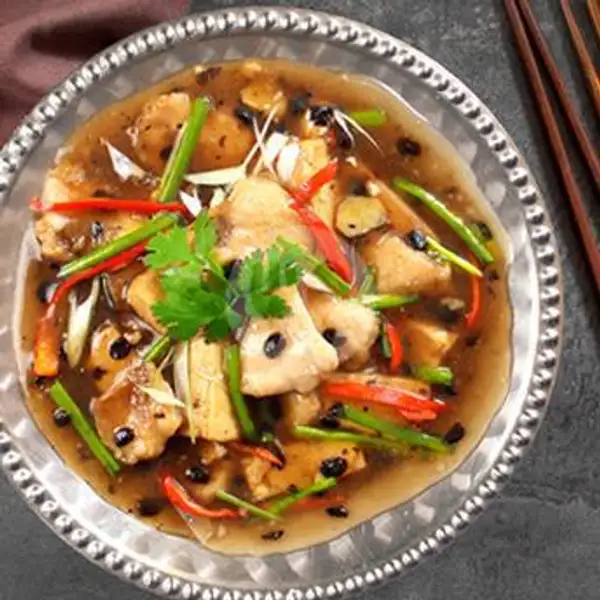 Kakap Tahu Tausie | Rumah Makan Gloria Chinese Food, Klojen