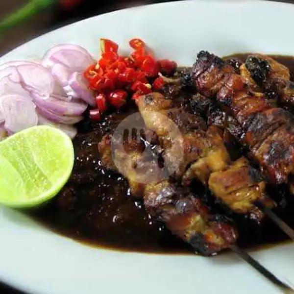 Grill Honey Beef Satay With Sauce Maranggi | STEAK & SOFT DRINK ALA R & T CHEF