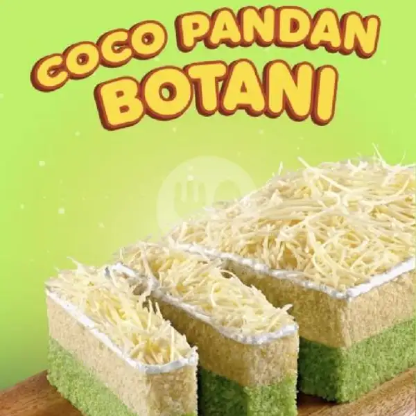 Lapis Botani Cocopandan Keju | Kue Lapis Talas Dan Bolu, Pekayon