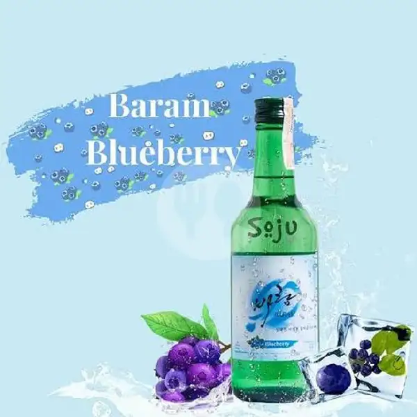 Soju Baram Blueberry - Soju Korea 360 Ml | KELLER K Beer & Soju Anggur Bir, Cicendo