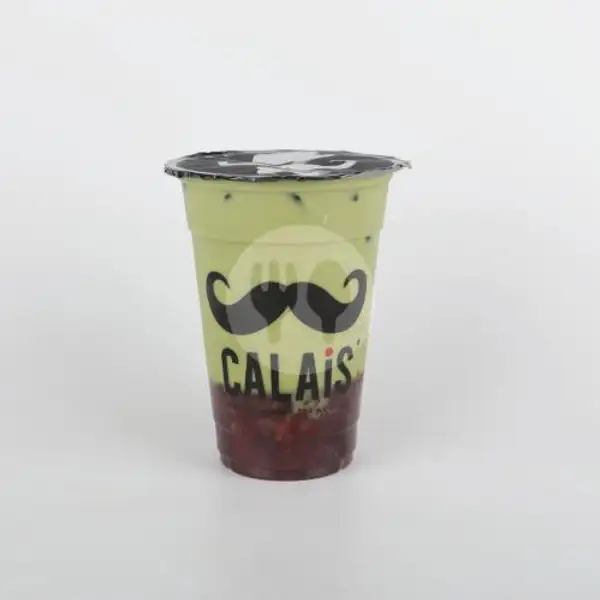 Matcha Latte With Red Bean Reguler | Calais, Tunjungan Plaza
