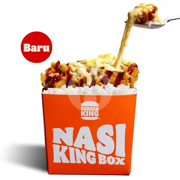 Mozza BBQ Ayam Nasi King Box | Burger King, Harmoni