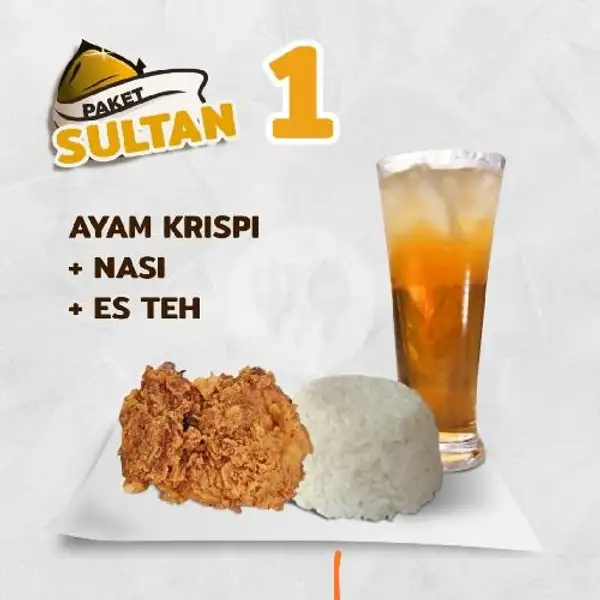 Paket Sultan 1 | Sultan Ayam Geprek (Ayam Geprek & Ayam Krispi), Talasalapang