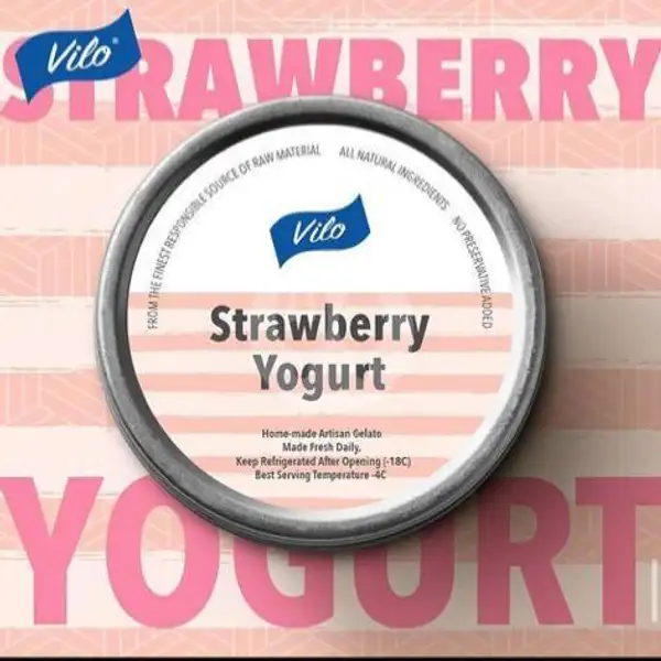 Strawberry Yogurt | Vilo Gelato