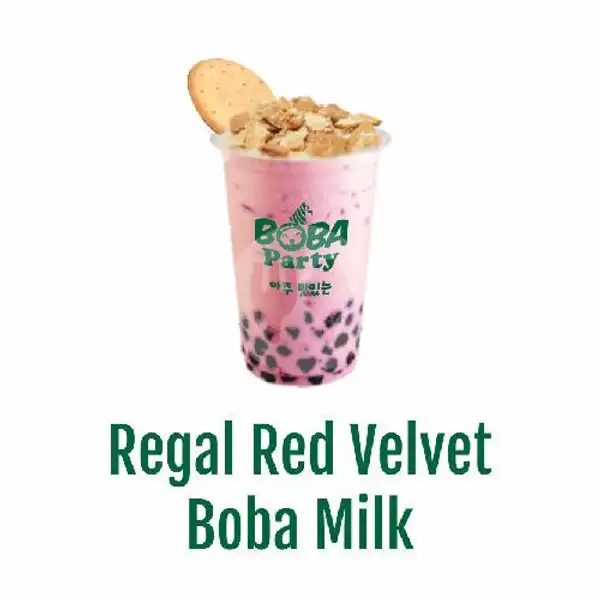 Regal Red Velvet Boba Milk | Boba Party, Sorogenen