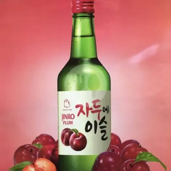 Soju Jinro Plum + Free Yakult N Kacang Kulit Garuda | Arga Bintang Anggur N Soju, Terusan Buah Batu