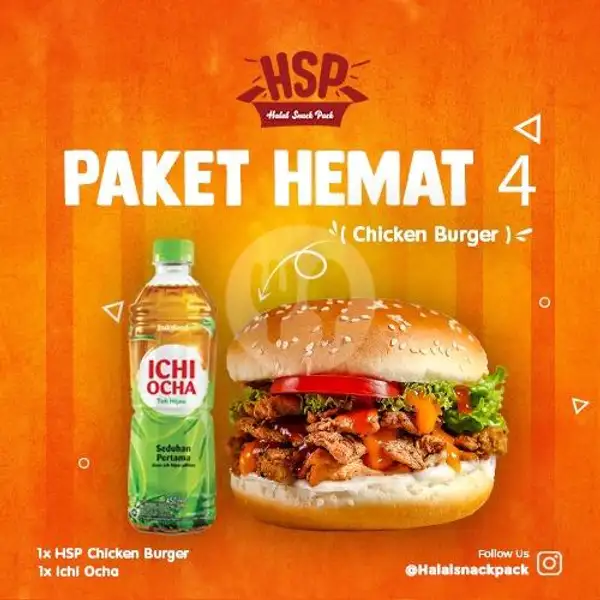 Paket Hemat 4 | HSP (Halal Snack Pack), Petojo Utara