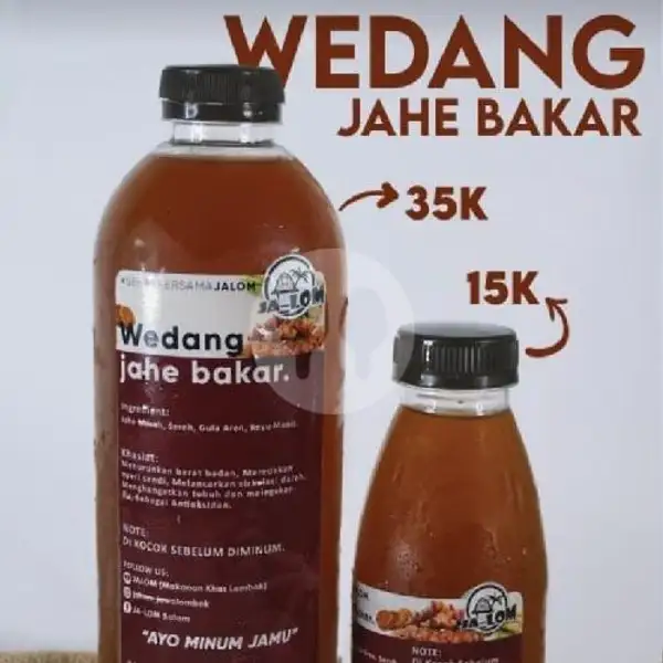 Wedang Jahe 1 Liter | JALOM (Makanan Khas Lombok), Palm Spring
