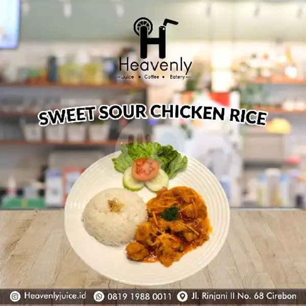 Sweet Sour Chicken Rice | Heavenly Juice, JL. RINJANI 2 NO. 68 PERUMNAS CIREBON