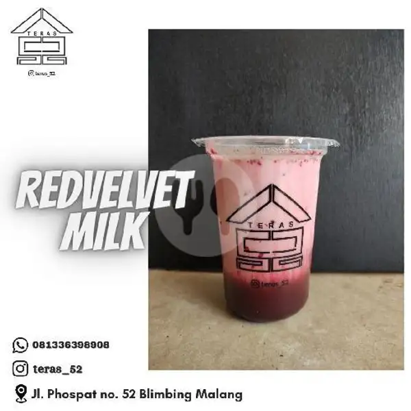 Red Velvet Milk | Es Kopi & Jus Teras 52 Blimbing
