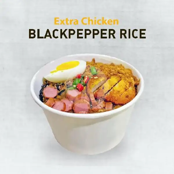 Extra Chicken Blackpepper Rice | Sarupo Resto, Kampung Gedong