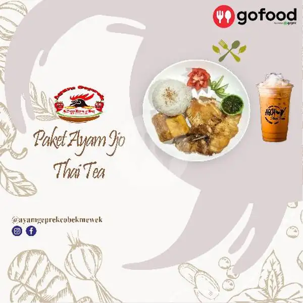 Ijo Thai Tea | Ayam Geprek Cobek Mewek Cimahi, Cihanjuang