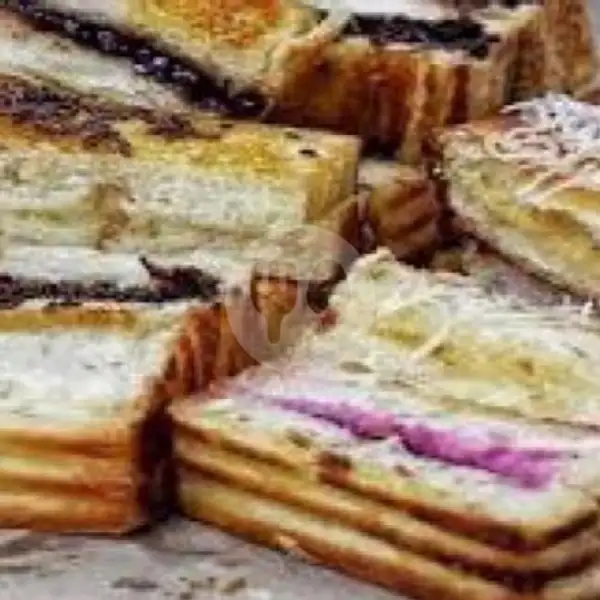 Roti Bakar Mix Rasa Bluberi Keju | Najma Toast & BBQ, Punggur