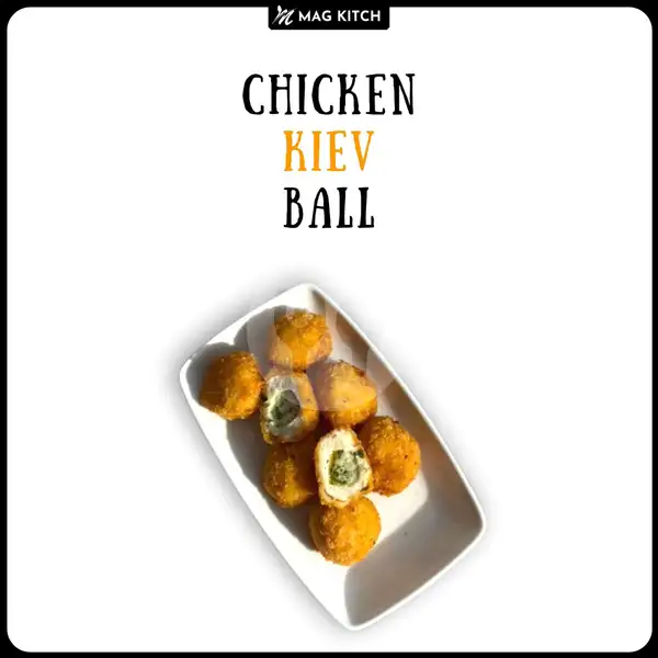 Chicken Kiev Ball | Ricebowl Ayam Mag Kitchen, Padangsambian