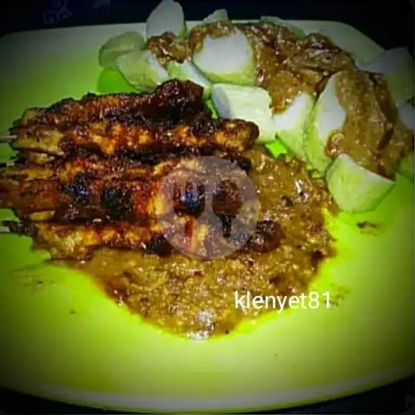 Sate Ayam + 3 Lontong | Sate Ayam & Kambing Klenyet, Purwokerto Timur