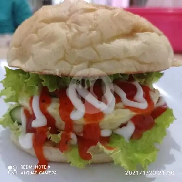 Burger Telor | Ayam Bakar Semarang, Jalan Hang Jebat