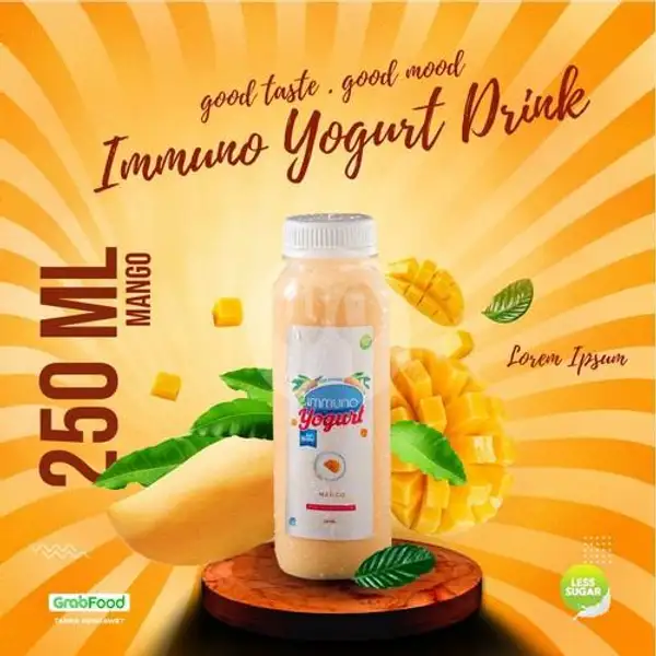 Mango Homemade Yogurt Drink 250ml | Bebek Dower, Point Kelapa Gading
