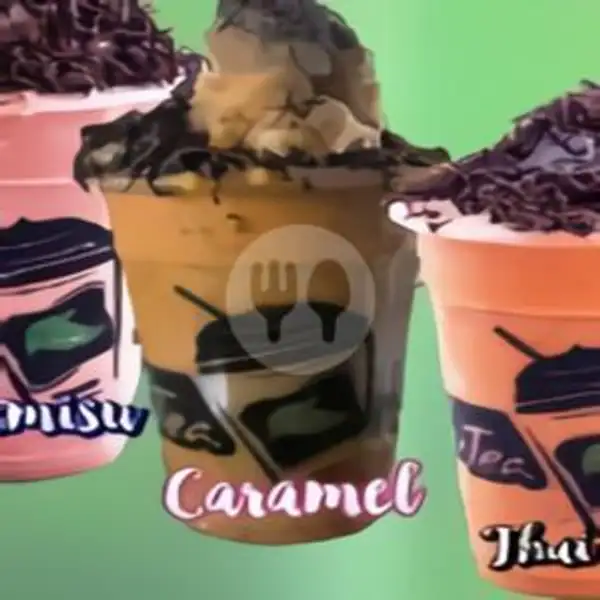 Blended Iced Caramel | Teh 2 Daun Simpang Pramuka, Pramuka