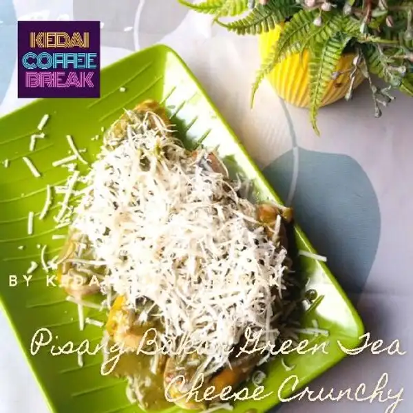 Pisang Bakar Green Tea Cheese Crunchy | Kedai Coffee Break, Curug