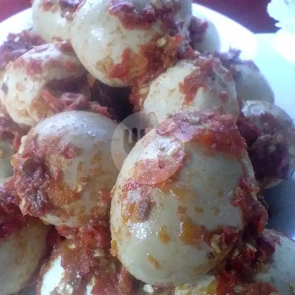 Telur Balado | Warung Makan Fajri Ketupat Sayur, Ruko Duren Sawit