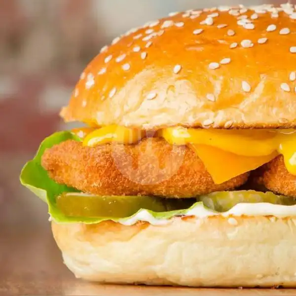Nugget Burger | B&B, Burgers and Bagels, Mengwi