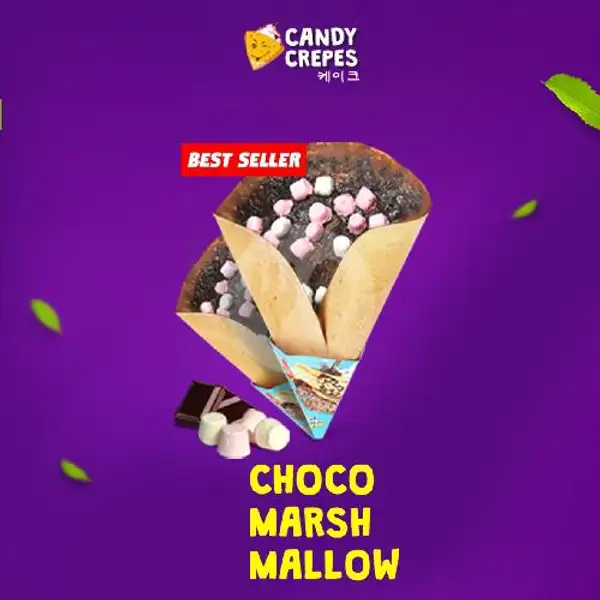 Choco Marshmellow | Candy Crepes, Jl. Bendungan Sigura-gura, Sumbersari Lowokwaru Kota Malang 