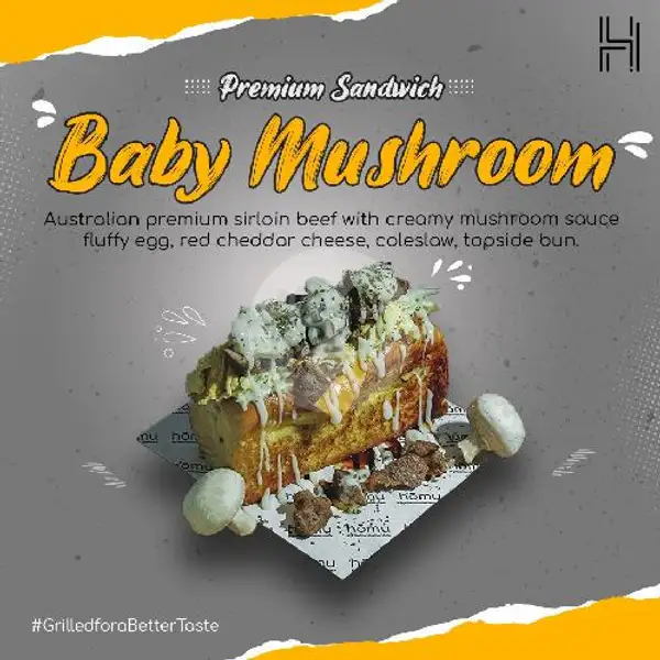 Baby Mushroom | Homu Premium Sandwich